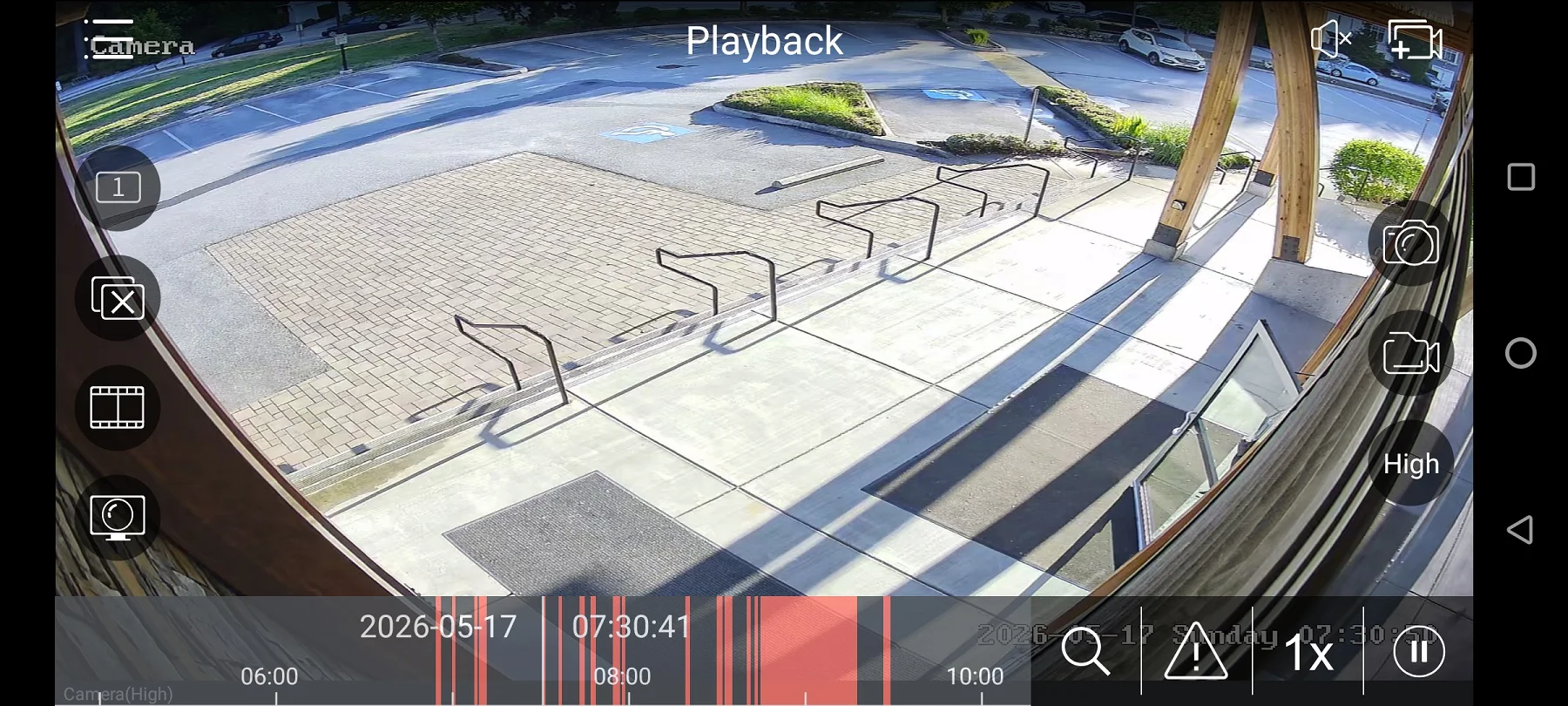 playback cameras